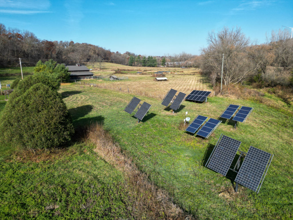 Solar panel arrays